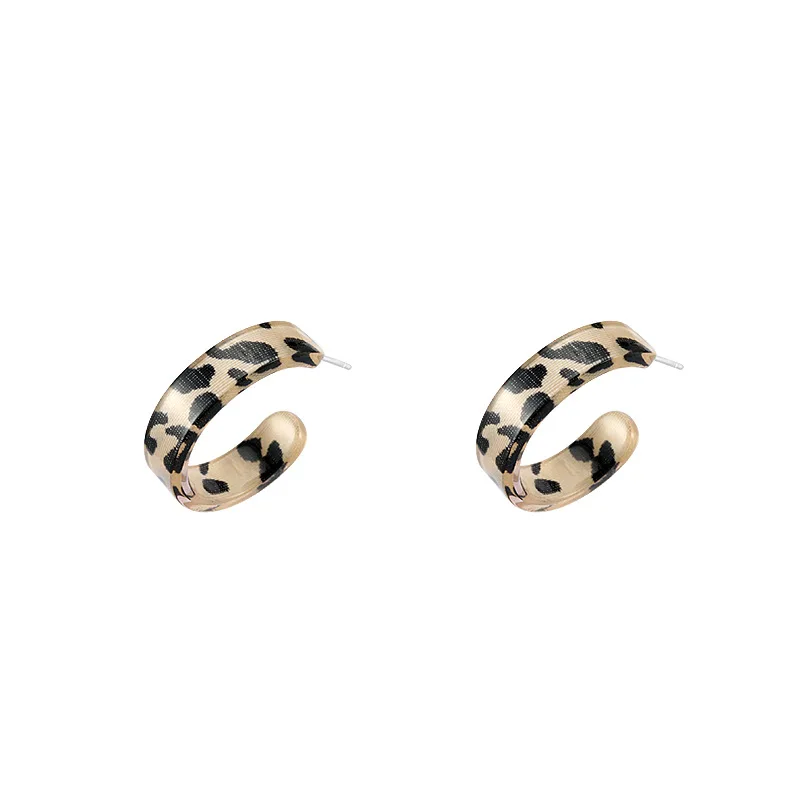 

Leopard Print Earrings Earrings Fashion Ladies Luxury Design Simple Earrings