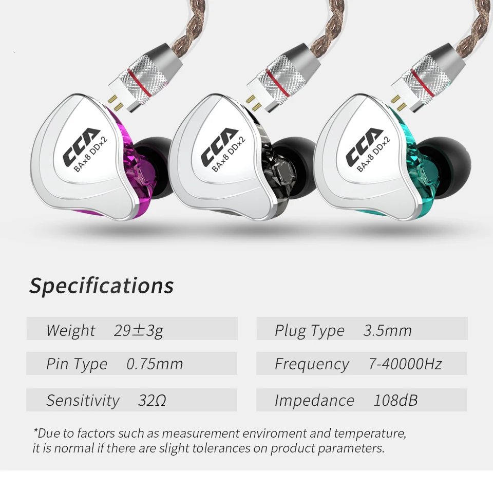 AK Audio CCA C10 4BA+ 1DD 10 мм блок Гибридный 2PIN в ухо наушник HIFI DJ Monito бег спортивные наушники гарнитура вкладыши наушники