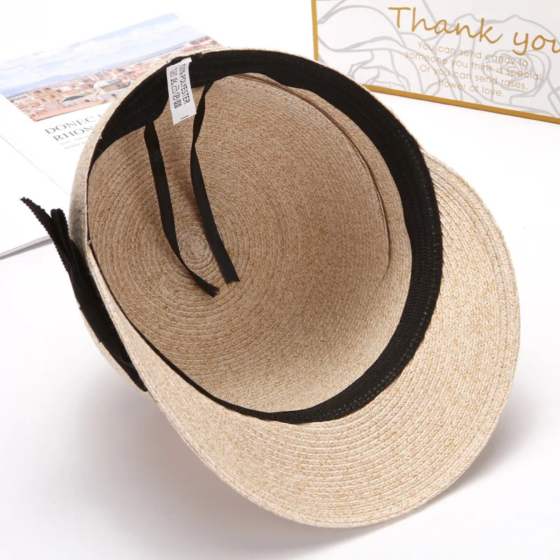 

202103-WN new japan design bowknot fine paper fibre leisure Octagonal hat women visors cap