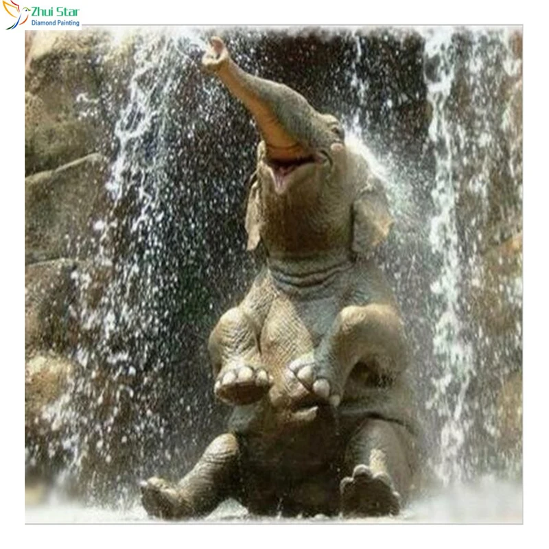 Набор для вышивки крестиком в ванной 5D квадратная Алмазная мозаика полностью