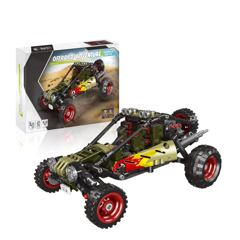 

City Car Series Off-road Adventure All Terrain Vehicle Building Blocks Model Compatible Bricks Toys For Children Birthday Gifts