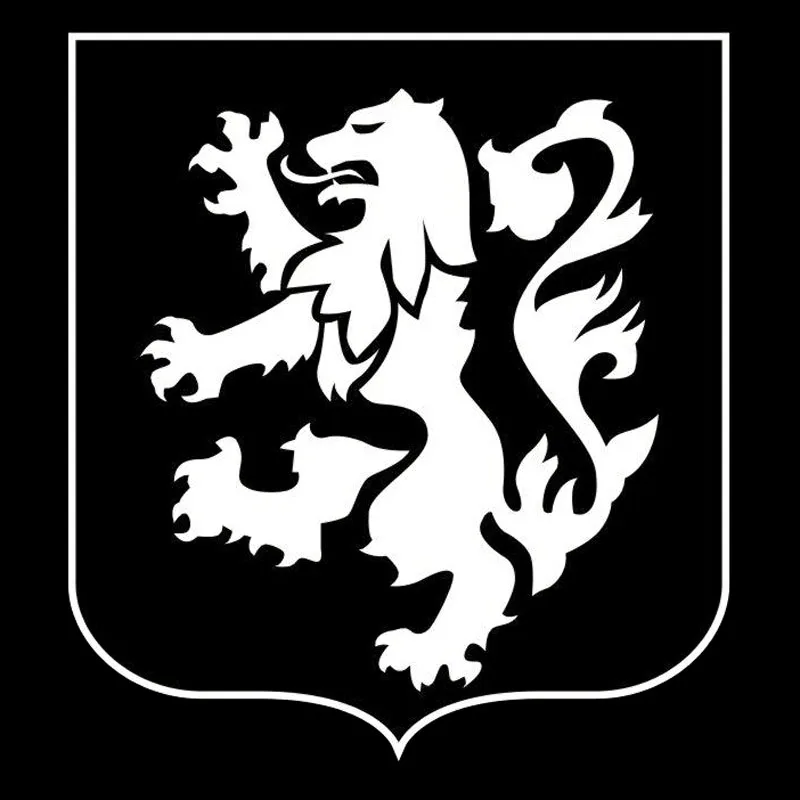 

Volkrays Personality Car Sticker Originality Lions Military Accessories Reflective Sunscreen Vinyl Decal Black\Silver,12cm*11cm