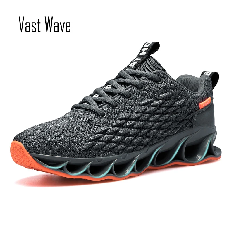 Мужские кроссовки для бега VastWave Спортивная повседневная обувь с лезвием яркие 46 |