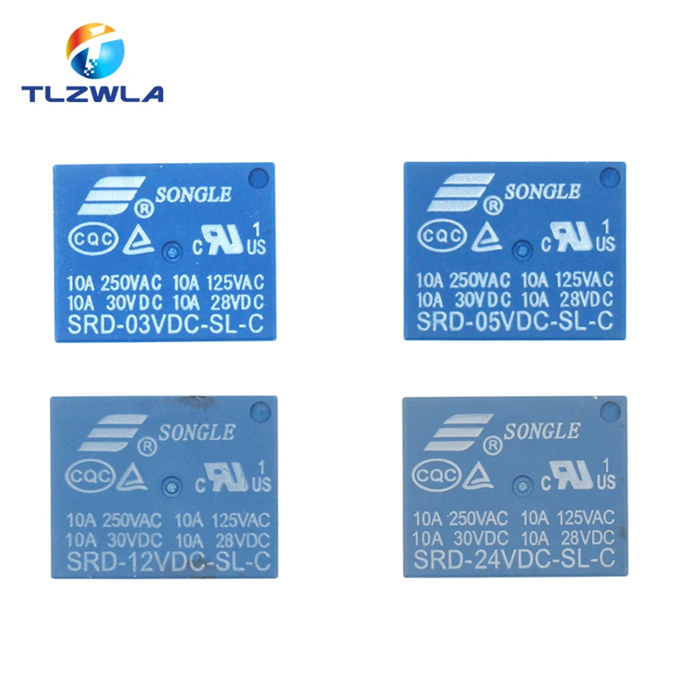 Relés de 100 para Mesa Pinos T73 10a 12v 24v e 10a