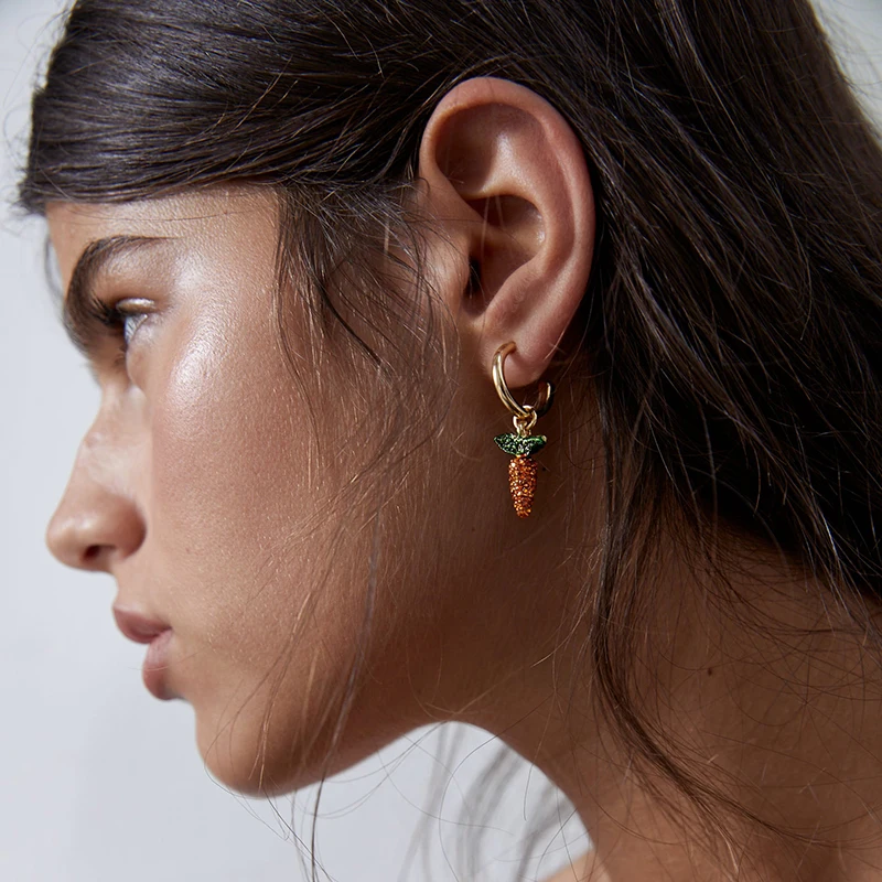 Женские серьги-подвески ZA Винтажные серьги с натуральным жемчугом в форме