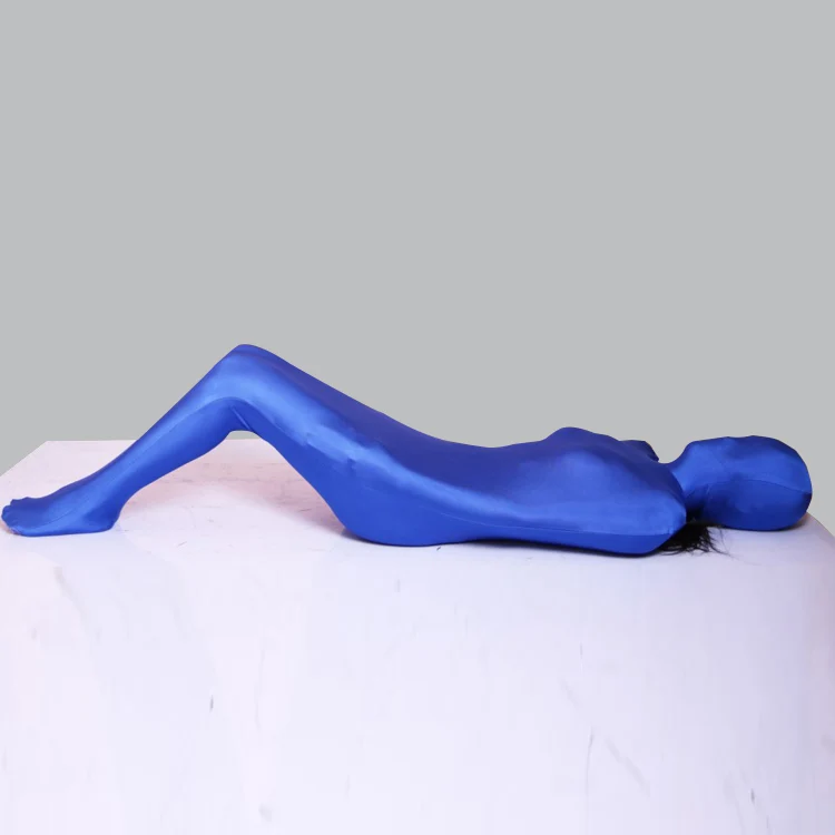 (MS New) унисекс костюм зентай полный плотный боди из лайкры сумка для мам