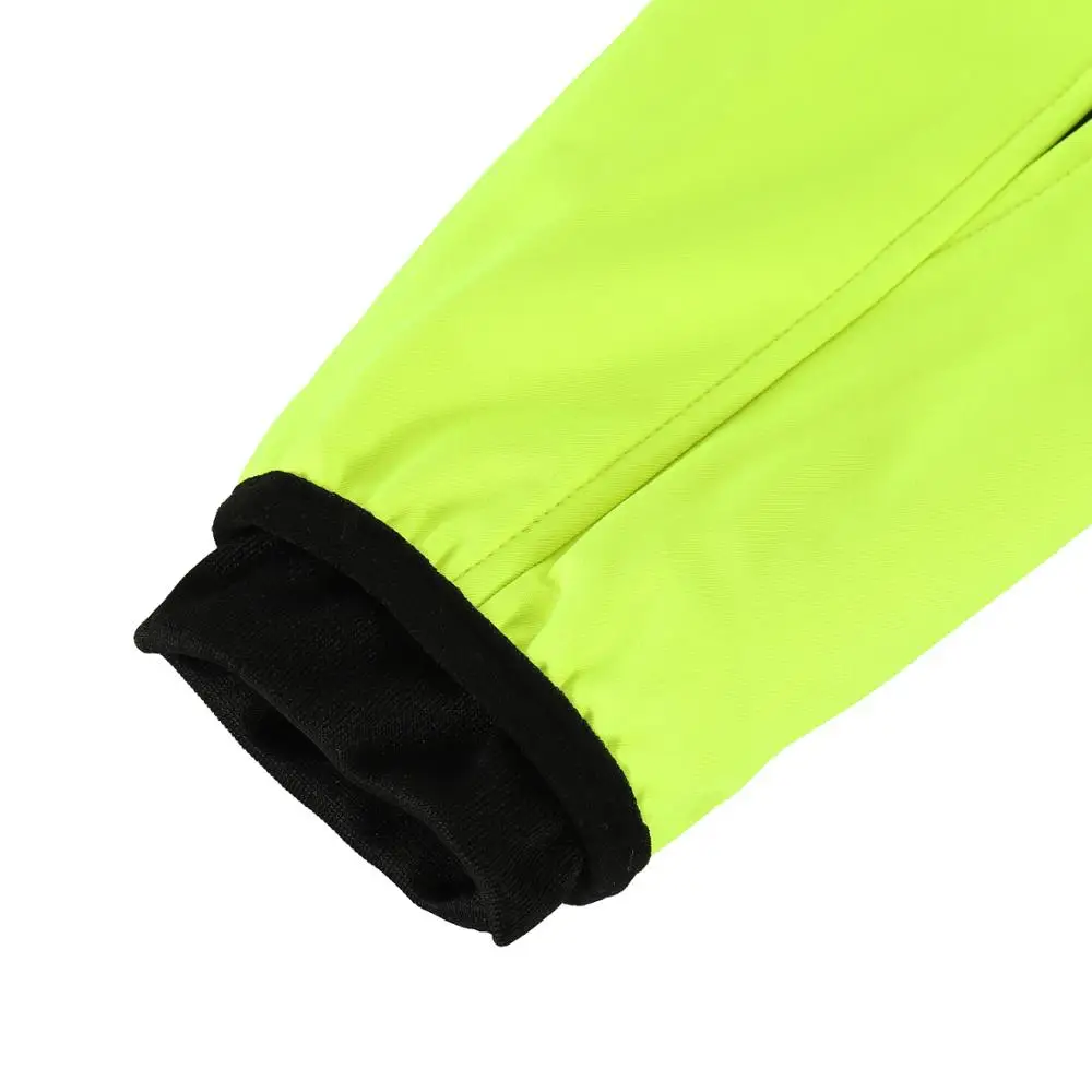 

ARSUXEO Men's Winter Cycling Jacket Fleece Windproof Warm Cycling Wear Mountain Bike Bike Waterproof Reflective Jacket