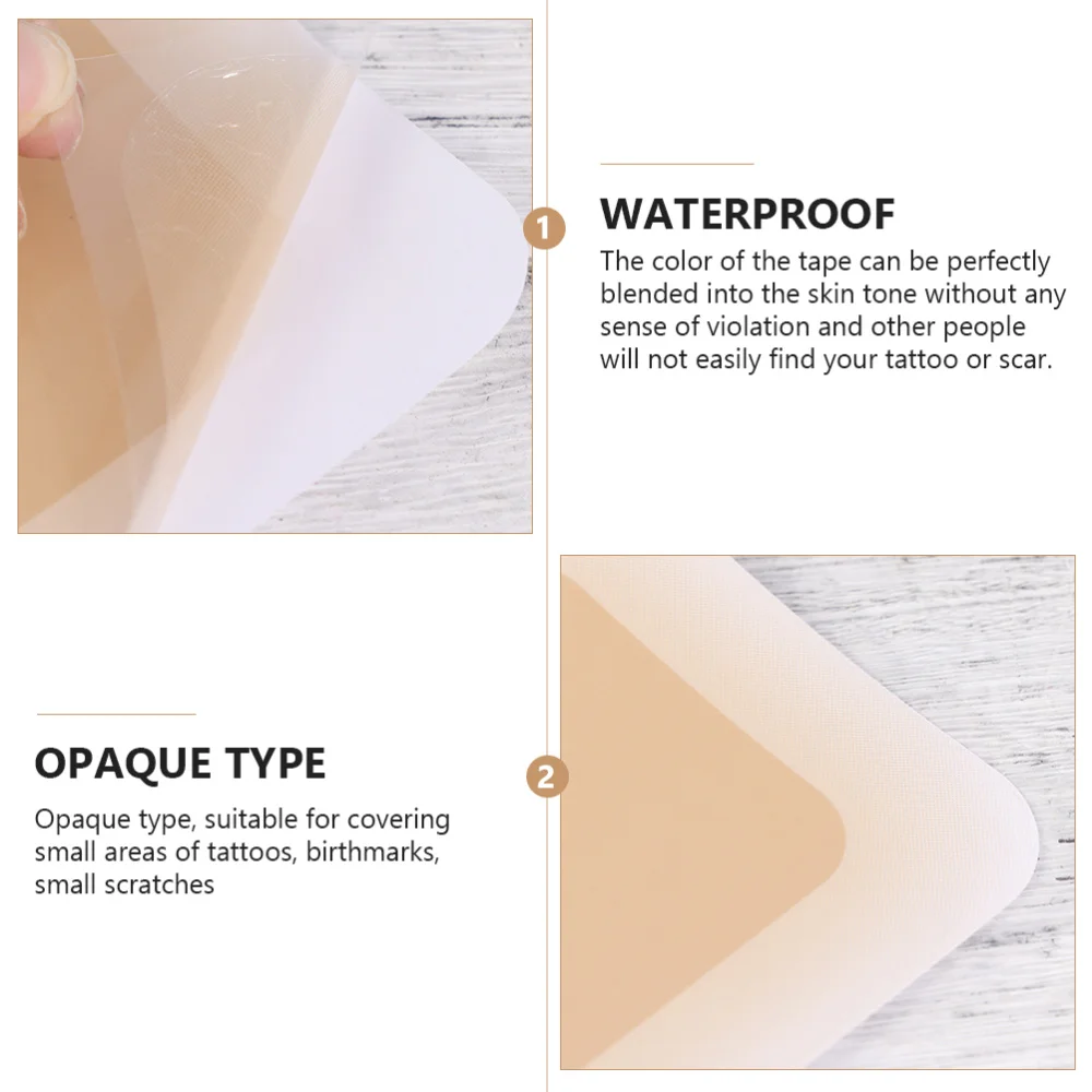 

2pcs Scar Tape Surgery Skin Recovery Neck Nose Waterproof Scar Protect Cover
