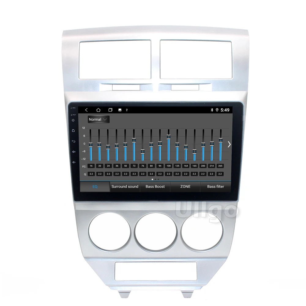 Восьмиядерный автомобильный радиоприемник 10 1 дюйма Android GPS для Dodge Caliber 2007 2010