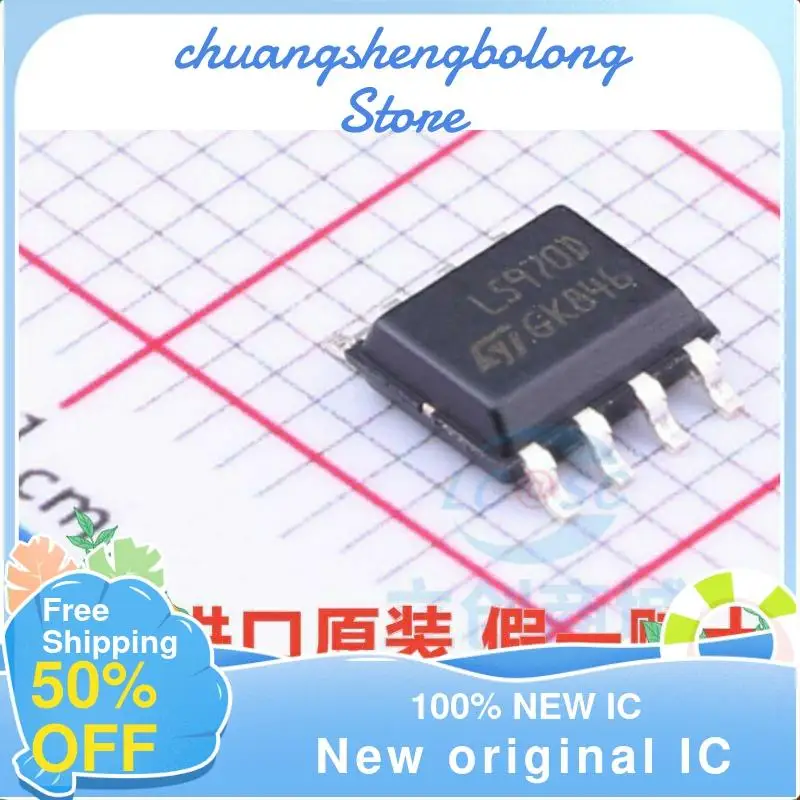 

10-200PCS L5970D L5970D013TR L5970 SOP8 New original IC