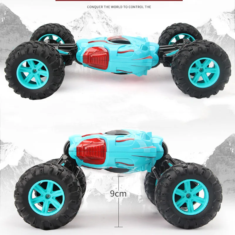 42.CM 1/12 RC 2,4G 4WD металлический пульт дистанционного управления внедорожником автомобильный двусторонний трюк четырехколесный привод скалолазание деформация автомобиль движущаяся детская игрушка