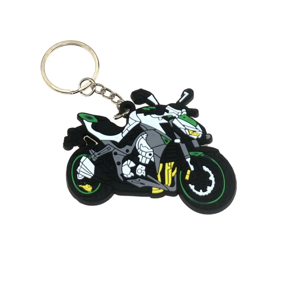 2017 Motorcycle Rubber Keyring Keychain Key Chain For KAWASAKI NINJA ZX-14 Gift 