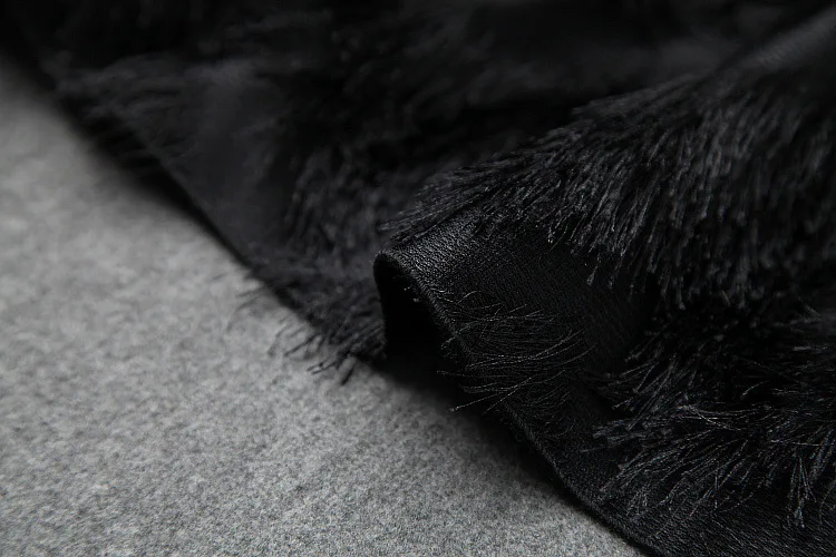 Зимний женский комплект длинный рукав водолазка пуловер с кисточками большое