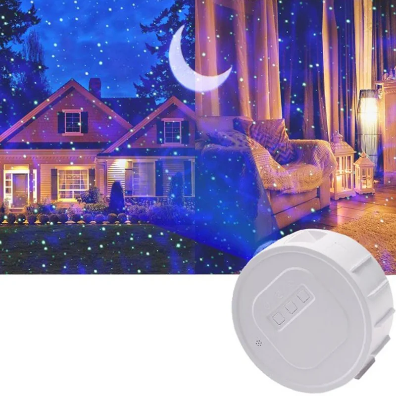 

13 Colors LED Lightful Night Sky Projector Lamp Ocean Wave Star Light Room Romantic Decor 360 Degree Rotation Night Light