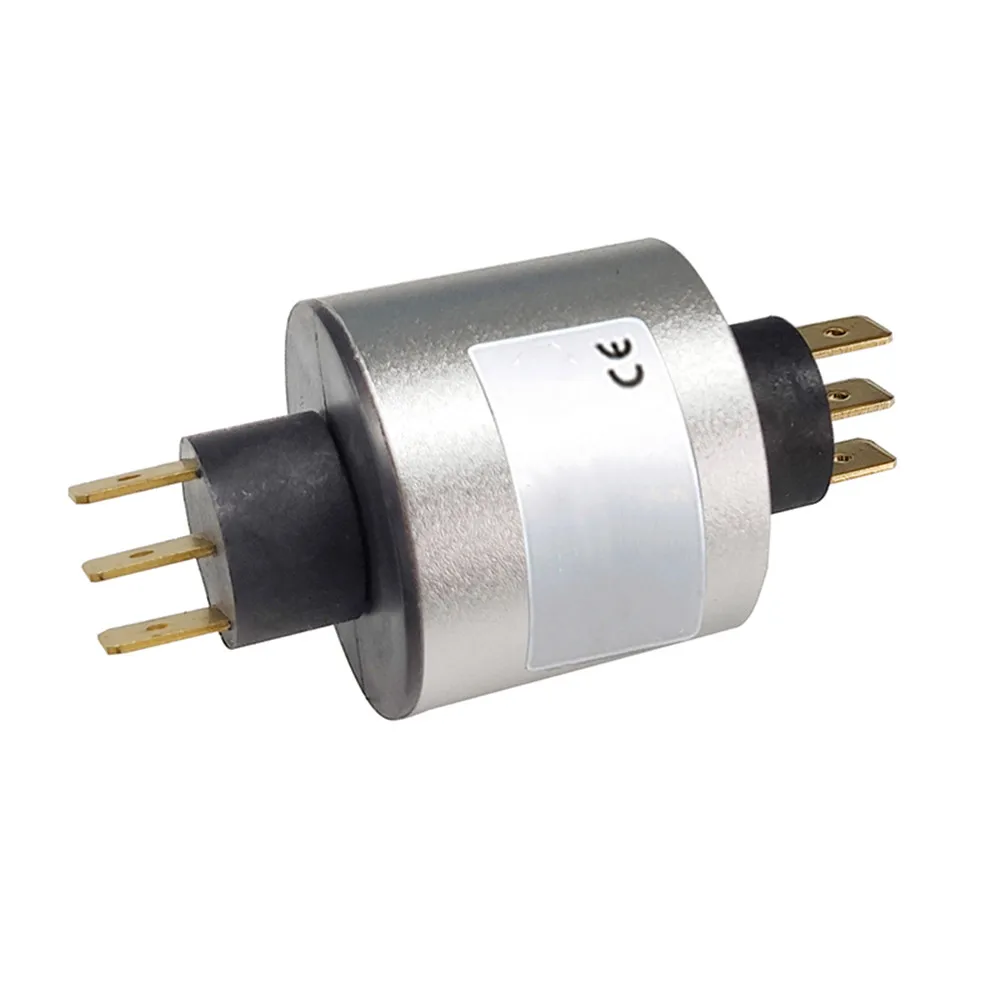 Taidacent SRC032-2 SRC032-3 SRC032-4 Conductive Electric Joint Rotating Connector Through Bore Pin Connection Slip Ring