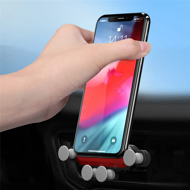 Гравитационный Автомобильный держатель для телефона iphone X Xs Max Samsung S9