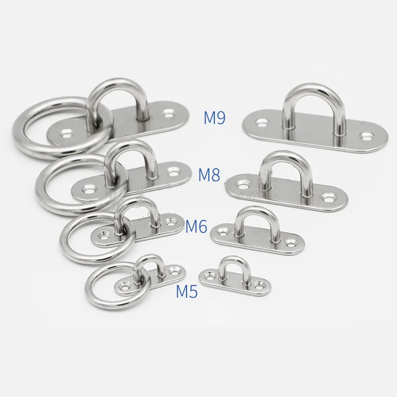 2 шт. Овальный U образный крючок из нержавеющей стали для подъема автомобиля