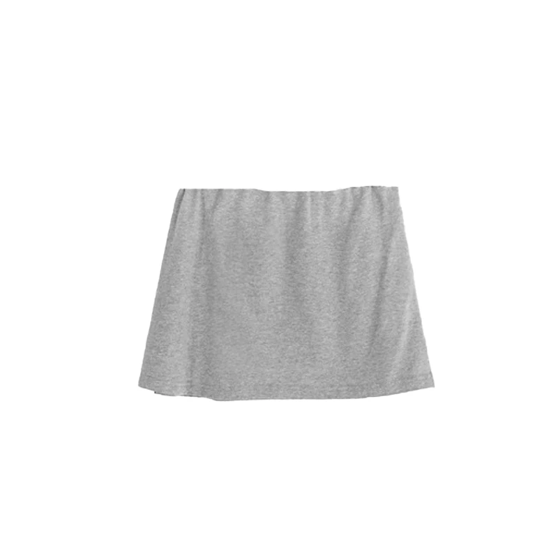 

Adjustable Layering Fake Top Lower Sweep Set Skirt Half-length Splitting A Version