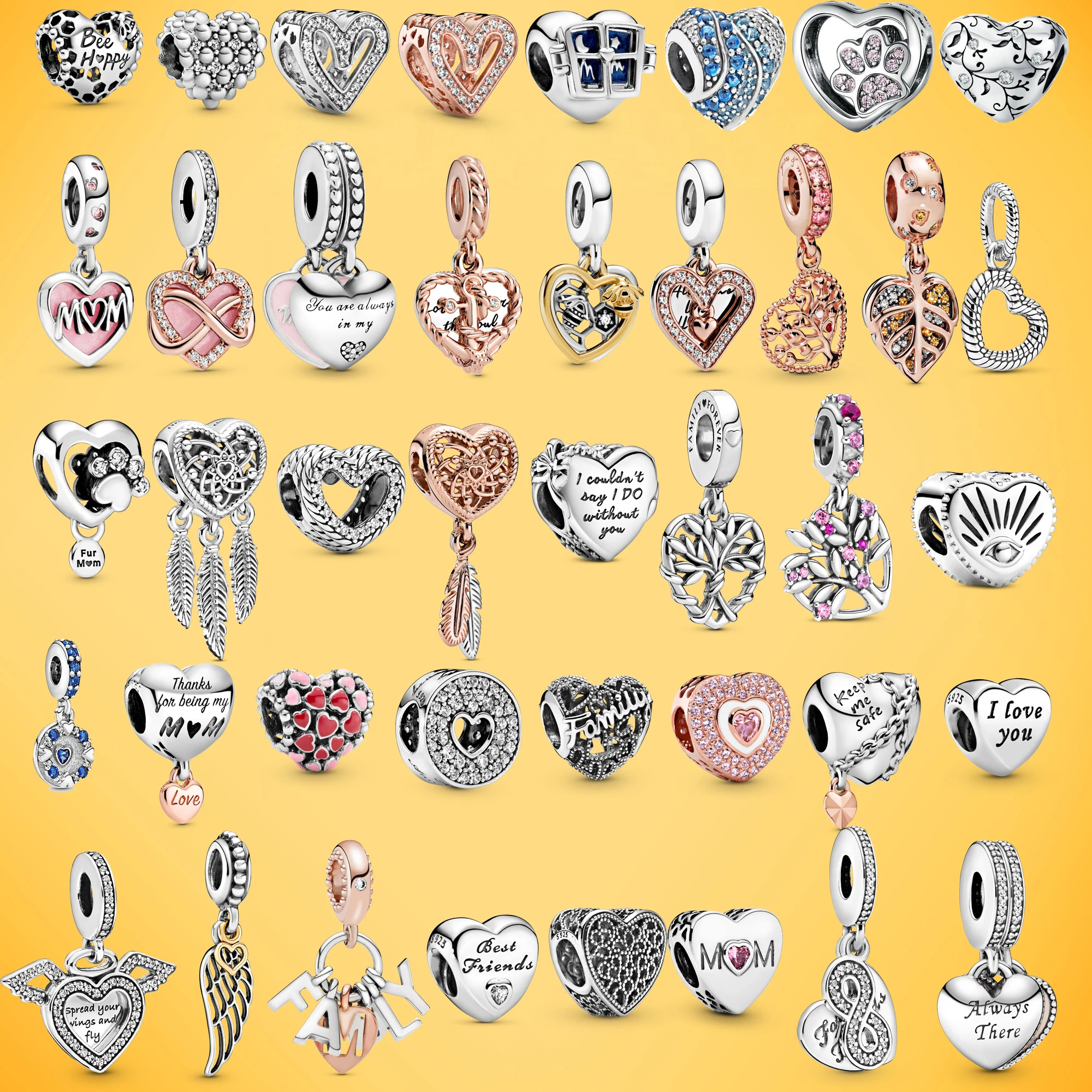 

Hot Sale 925 Sterling Silver Beads Star snowflake owl fox Clip unicorn Charm Fit Original Pandora Bracelet Silver 925 Jewelry