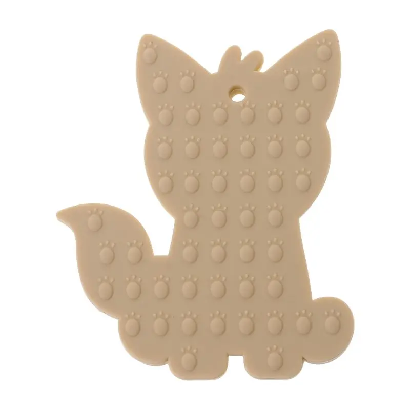 

Baby Teether Food Grade Silicone DIY Necklace Fox Animal Teething Teeth Nursing