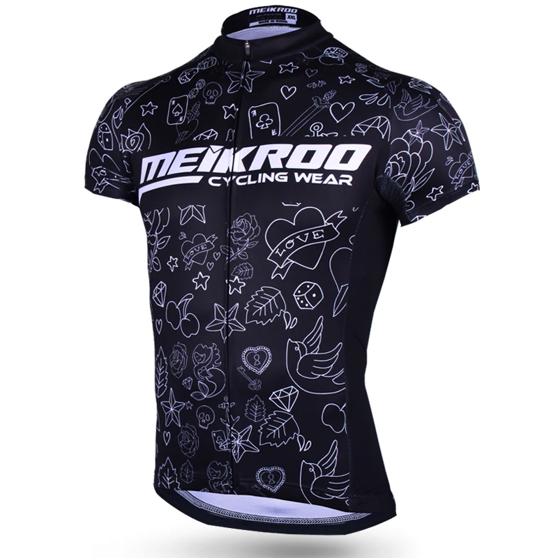 Распродажа Мужская одежда для велоспорта с коротким рукавом дышащая по низкой