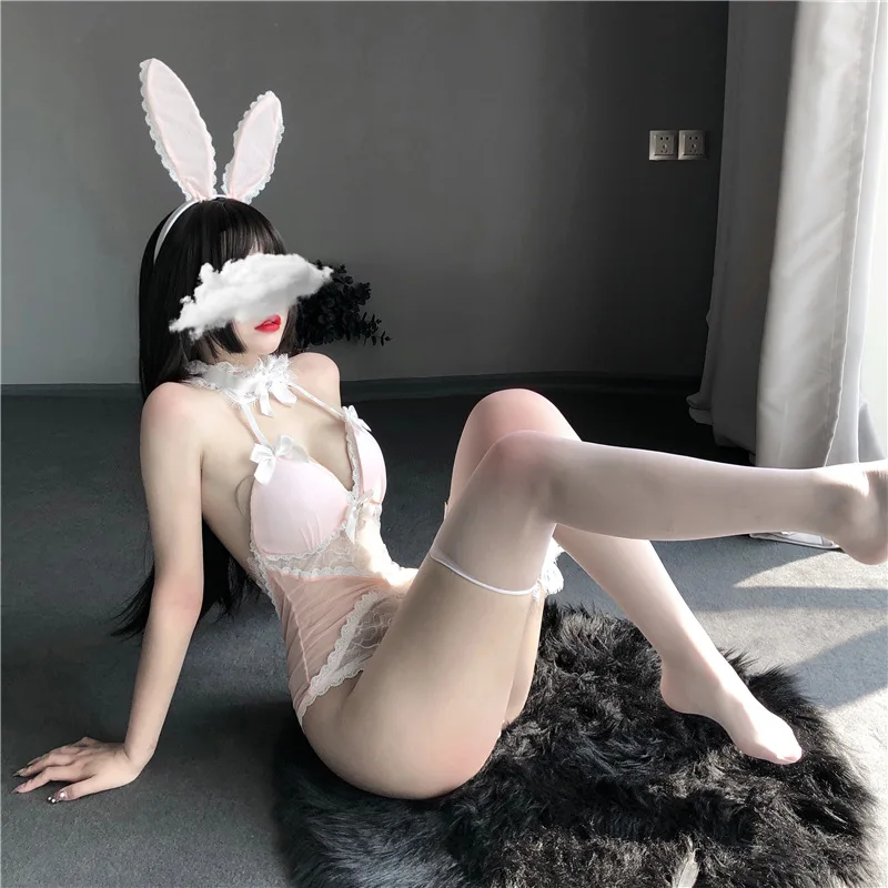 

Sexy Cute Bunny Girl Faux Leather Material Rabbit Woman Set Good Quality Can Wear Out To Comic Show Kawaii Cosplay Bunny Costume