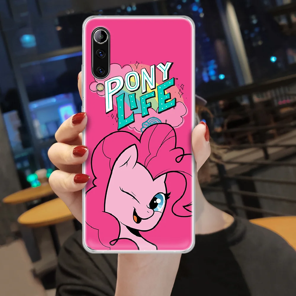 

cute cartoon My Little Pony Phone Case cover For XIAOMI redmi note K 4 5 6 7 8 9 10 20 30 3 A X Pro ultra transparent cover