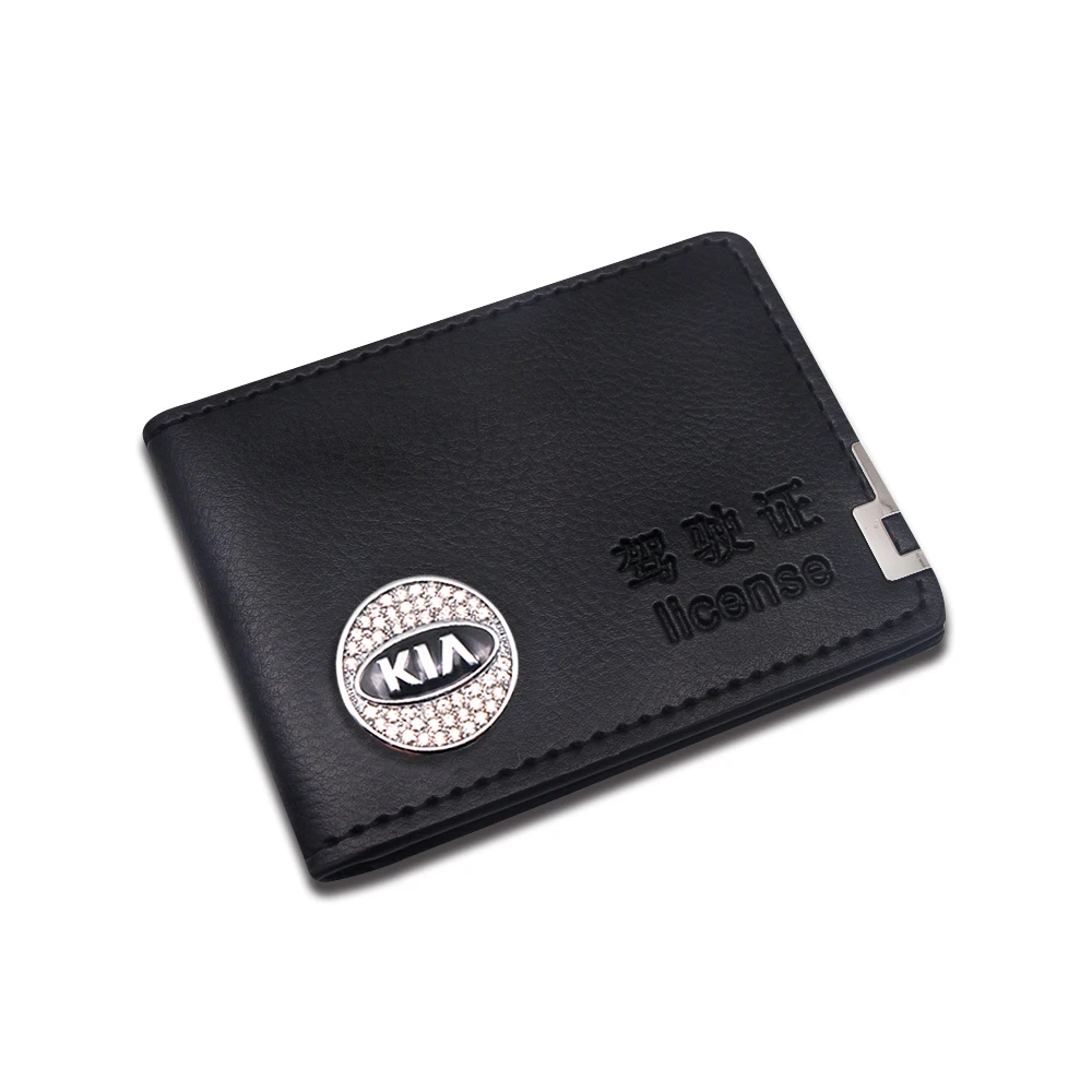 

Driver's License Used For Driving Documents And Business Card Holder For Kia Motors Cerato Sportage R K2 K3 K5