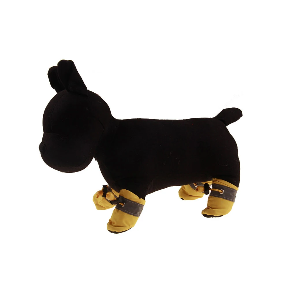 Водонепроницаемый комплект из 4 предметов зимние теплые дождевые ботинки для