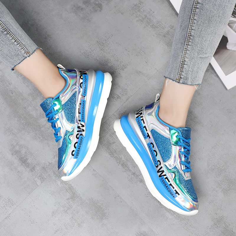 

New Fashion Sneakers Women Shoe High Quality Running Shoes For Women Lace-up Light Sport Shoes Woman Zapatillas Deportivas Mujer