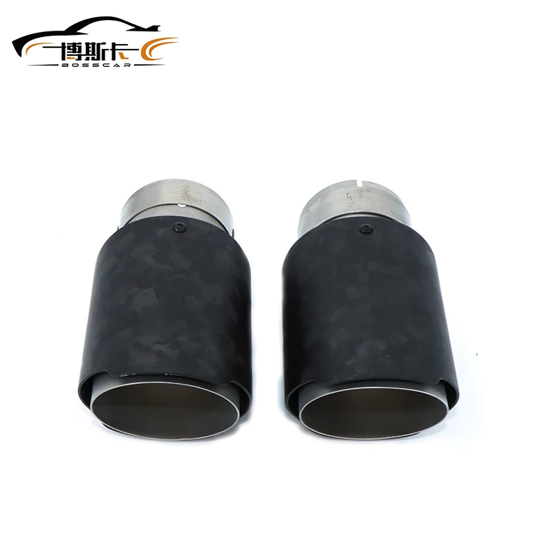 Автомобильный глянцевый глушитель из углеродного волокна с рассеянным узором