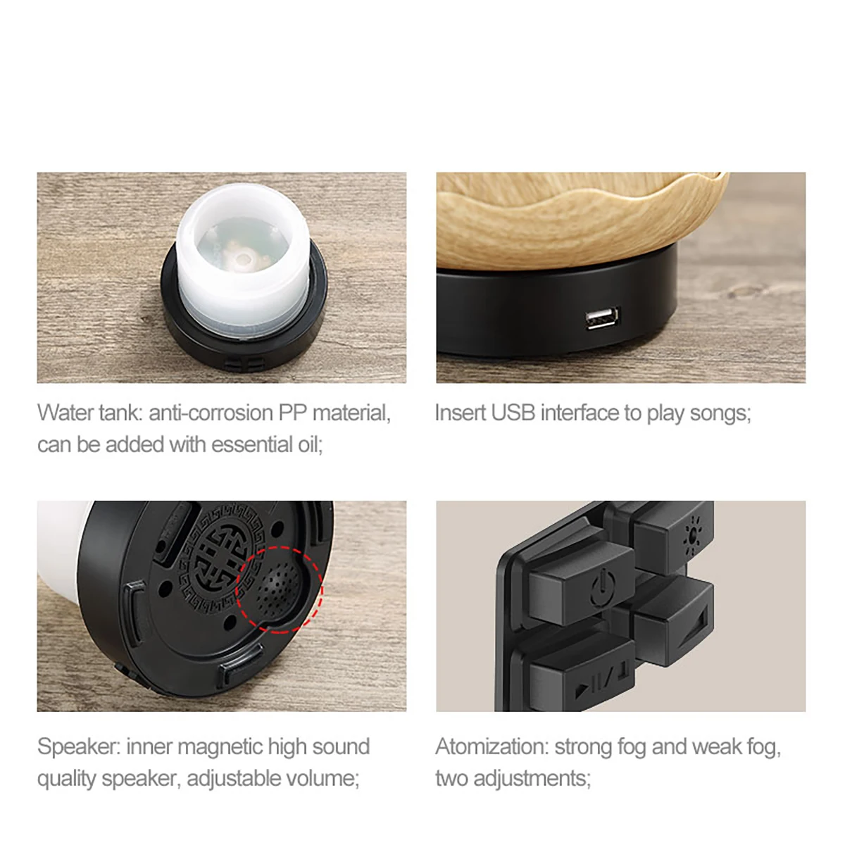 

Air purifier ultrasonic humidifier scent aromatherapy diffuser for room appliances home Zen Style Office Yoga Room