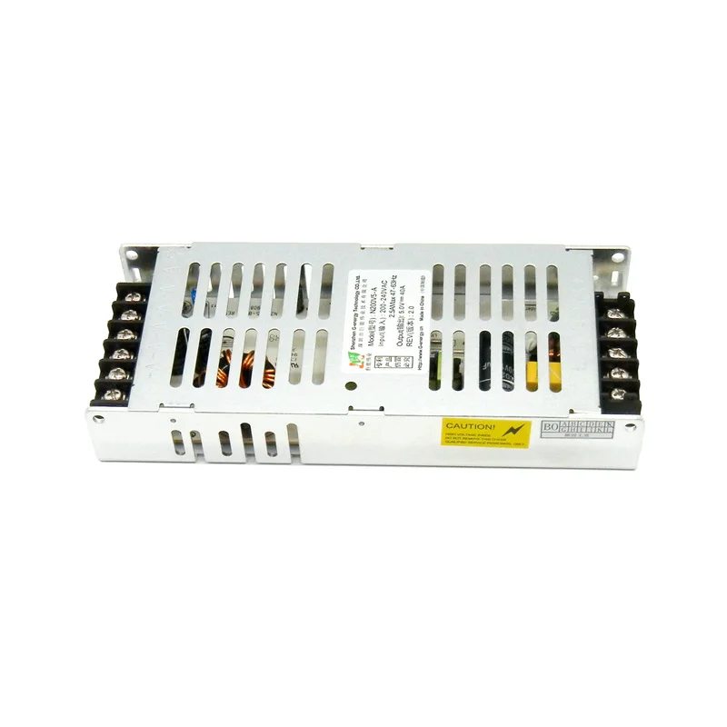 Переключение Питание 5V 40A 200W ультра тонкий толщиной 3 см ультратонкий