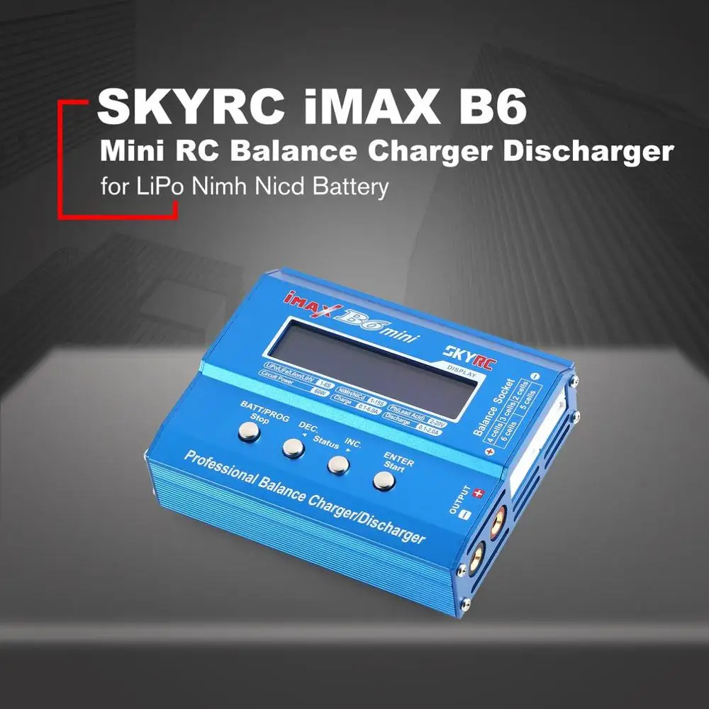 Оригинальное балансирующее зарядное устройство SKYRC IMAX B6 mini 60 Вт Dis для