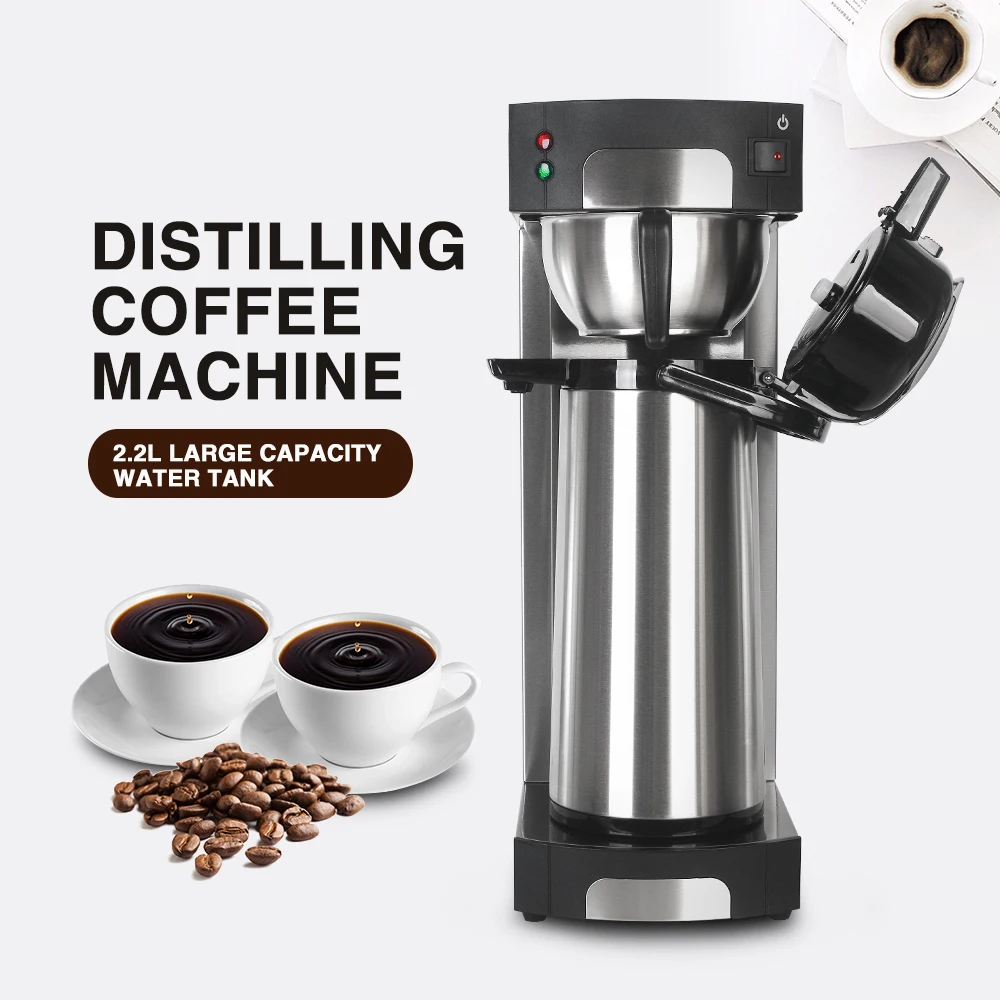 

ITOP 2L Distilling Coffee Machine Keep Stainless Steel Warming Distilled Water Distillation Purifier Filter Outdoor