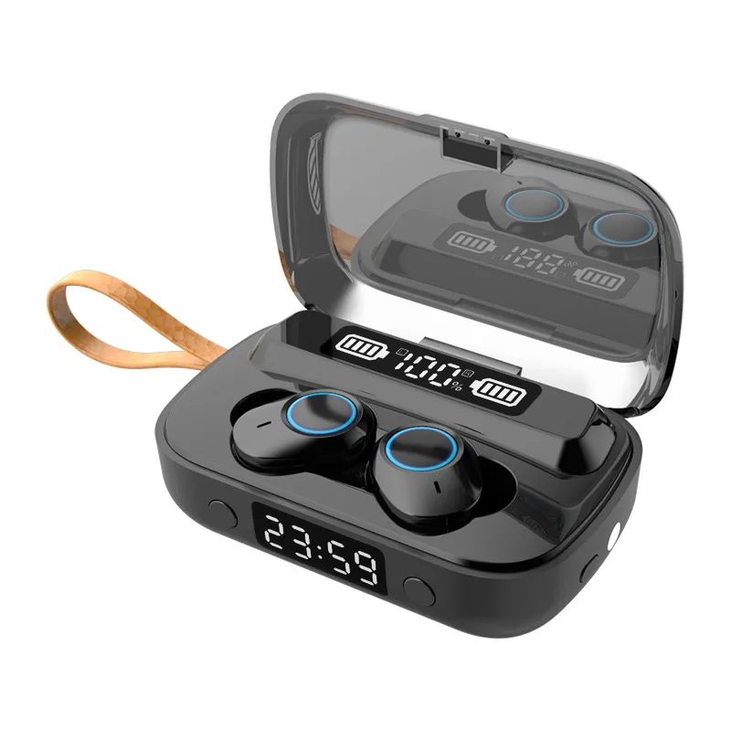 

TWS Bluetooth 5.1 9D Earphones 2000mAh Charging Box Wireless Headphone CVC8.0 Stereo Sports Waterproof Magnetic Earbuds Headsets