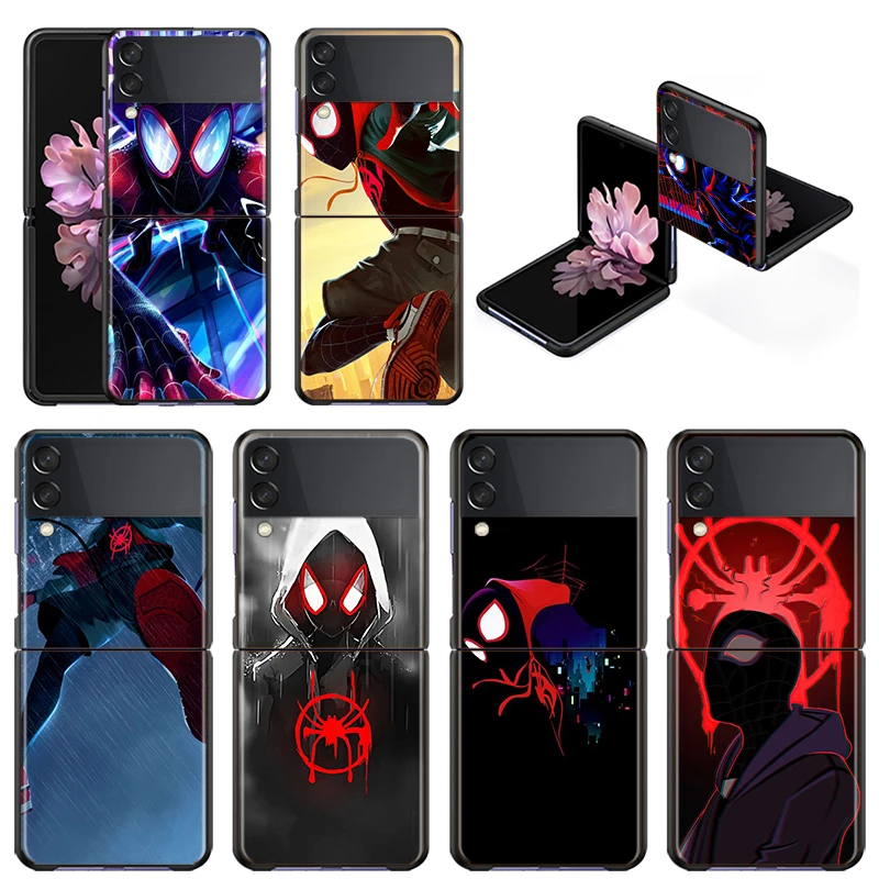 

Shockproof Mobile Hard Cover Marvel Avengers Venom Super Hero For Samsung Galaxy Z Flip 3 5G Black Fundas Phone Case