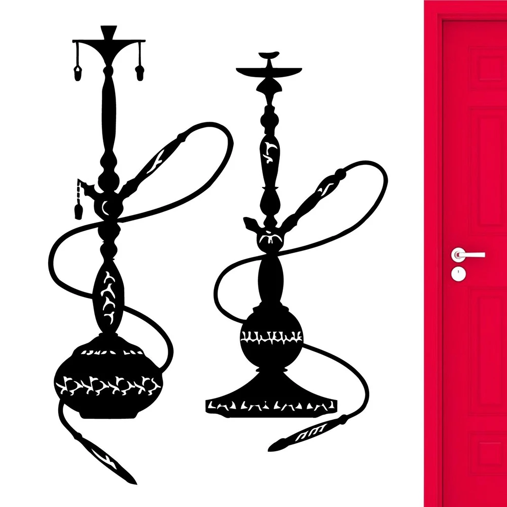 Настенный стикер для кальяна арабские дымчатые мусульманские виниловые