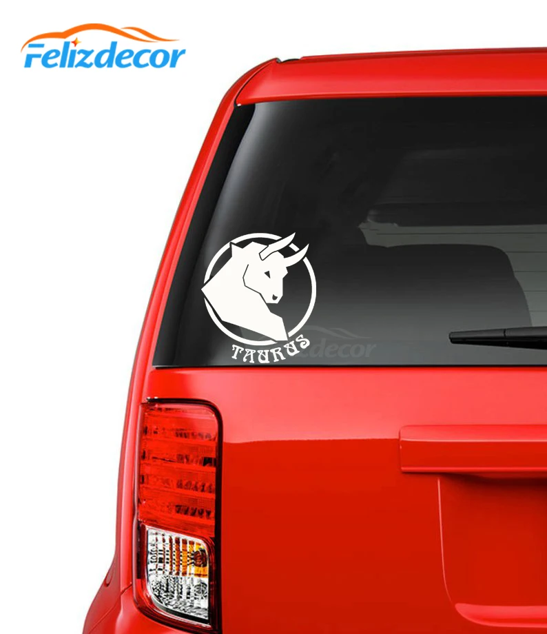 Телец One Of The двенадцать созвездий наклейки для автомобиля и Фреска окна двери