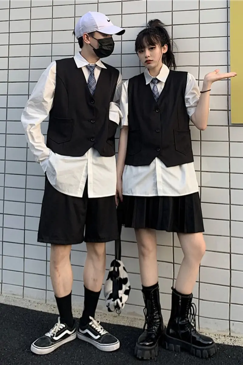 

2020 Summer New Youth Popular Japanese Solid Color Loose Basic Five-point Trousers Fashion Casual Straight Shorts S-XL