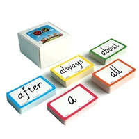 new 221pcs english sight words card phonics words flashcards learning educational toys for children juguetes educativos kids