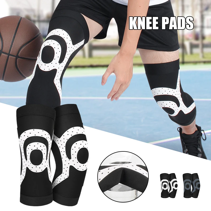 

Knitted Knee Support Protector Breathable Anti-slip Sports Lengthen Unisex Knee Pads for Outdoor Gym Cycling Fitness XR-Hot