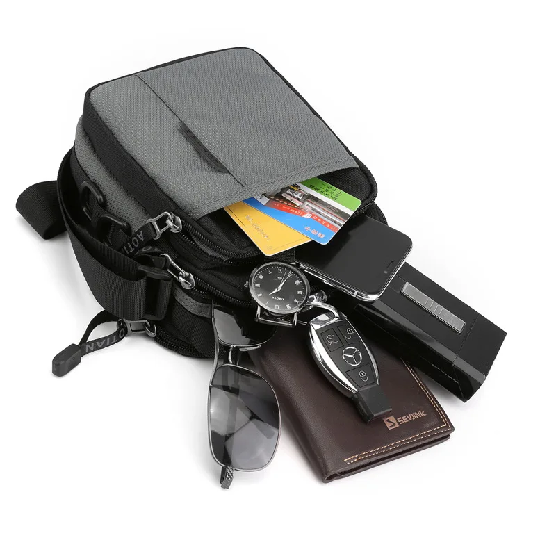 

Women's Bag New Men's Shoulder Crossbody Mini Bag Handbag Multi-Layer Outdoor Casual and Lightweight Waterproof Korean Style