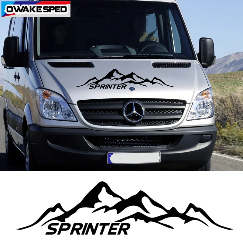 

Наклейки на капот автомобиля Mercedes-Benz Sprinter, виниловые наклейки