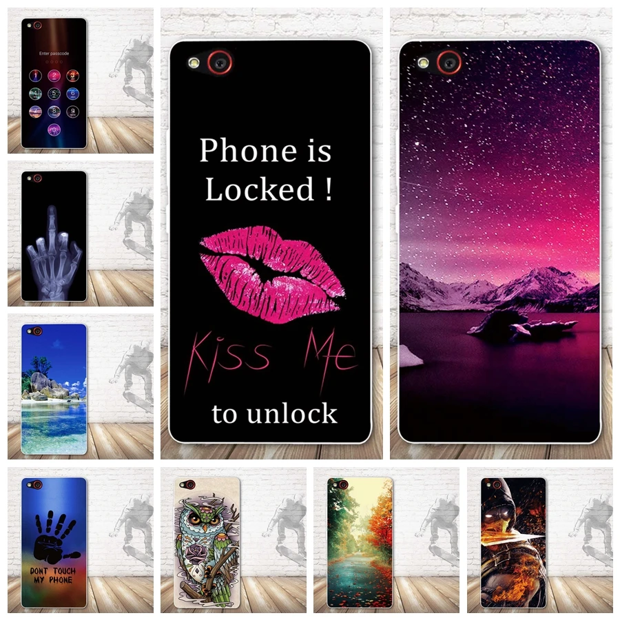 Чехол для ZTE Nubia Z9 Mini 5 0 дюйма роскошный мягкий силиконовый чехол телефона Fundas |