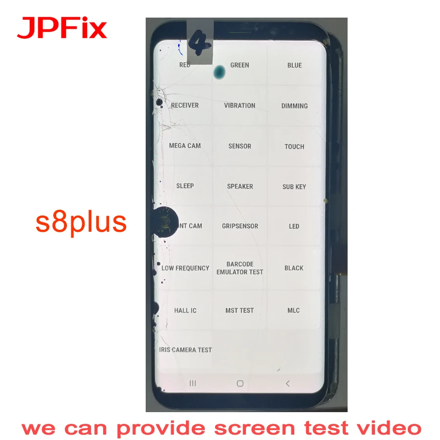 JPFix для Samsung S8 Plus G955 битое стекло практика с использованием ЖК дисплея сенсорным