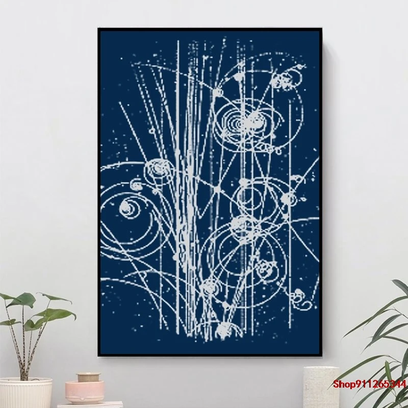 

Particles Poster Painting Wall Art Canvas Wall Picture Painting Graphic For Living Room Bedroom Decorative