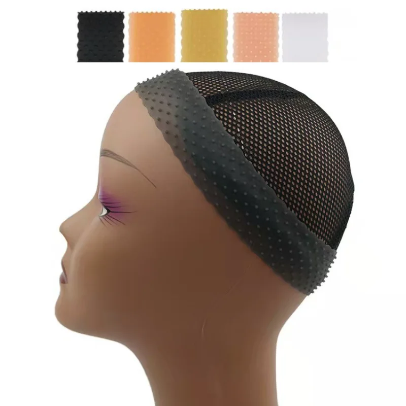 

Нескользящая повязка на голову для парика, Прозрачная силиконовая регулируемая эластичная повязка на голову для париков, безопасный захва...