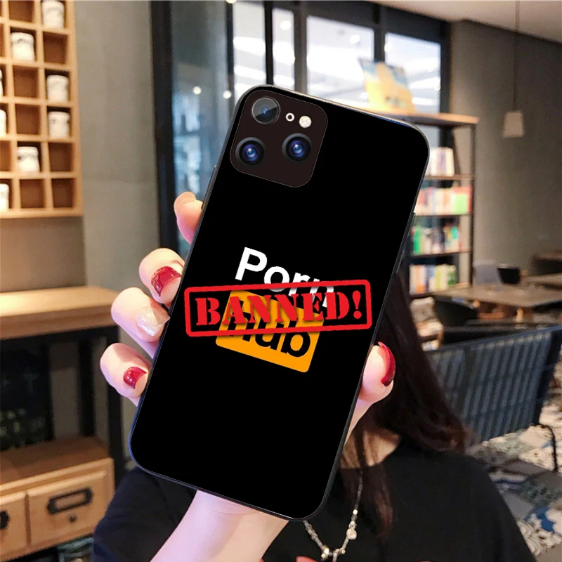 Защитный чехол Pornhub для iPhone 11 pro XS MAX 8 7 6S Plus X SE 2020 XR черный с интересной личностью |