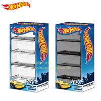 original hot wheels toy car storage box 5pcspack plastic for diecast 164 hotwheels car toy for boys juguetes kids toy gift